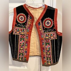 Vintage handmade Clover Nicholas vest